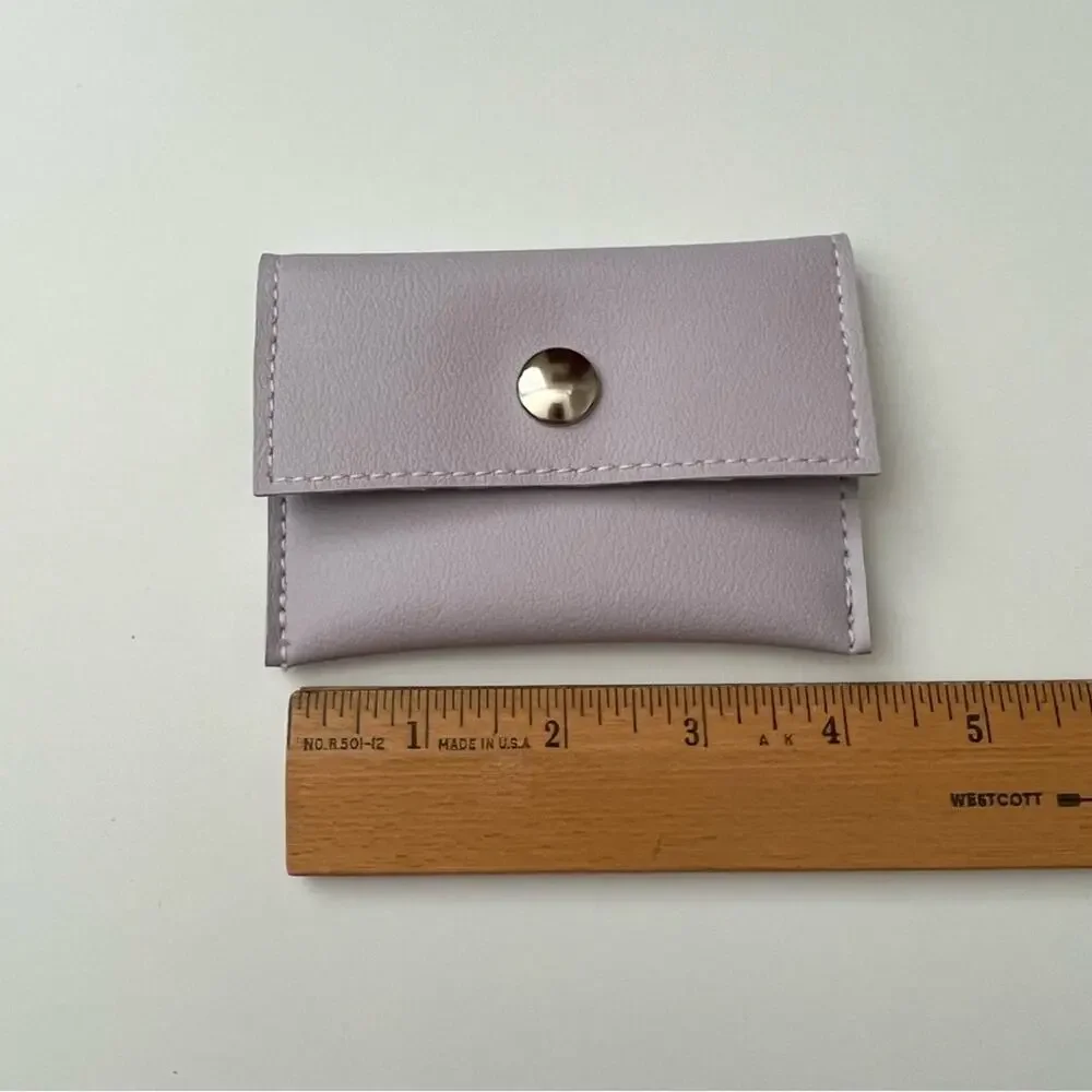 Holly Aiken Large Clutch Wallet wristlet coin purse bird navy blue lilac purple